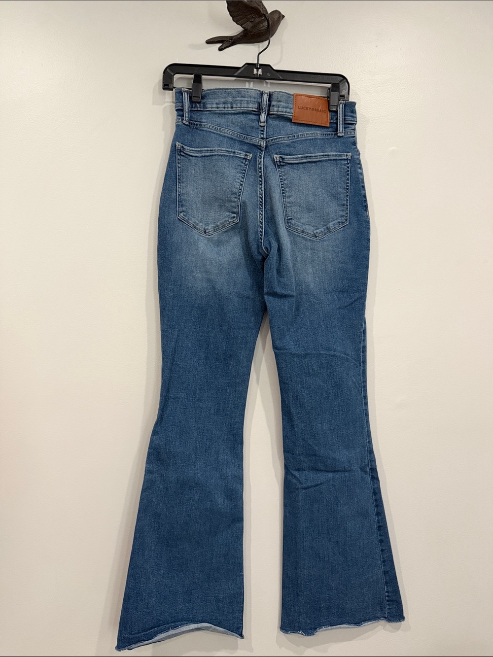 Lucky High Rise Flare Stevie Stretch Blue Flared Jeans Pant Womens 28 6 28x31 - Picture 4 of 9
